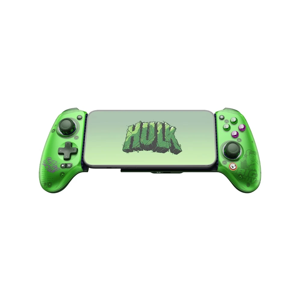 يد ألعاب GameSir G8 Plus نسخة Hulk — بلوتوث وهول إفكت للموبايل والآيباد
