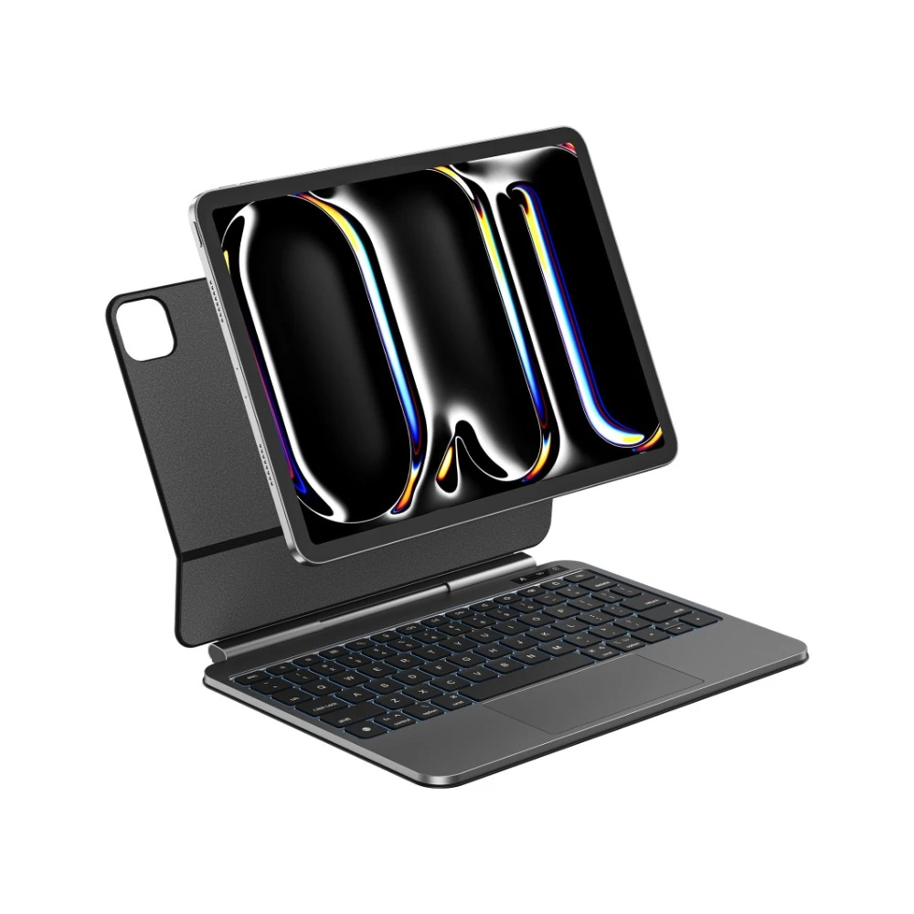 كيبورد WiWU MK-002 ماجيك للآيباد 10.9 (A16 / iPad 10) — كفر مع لوحة لمس