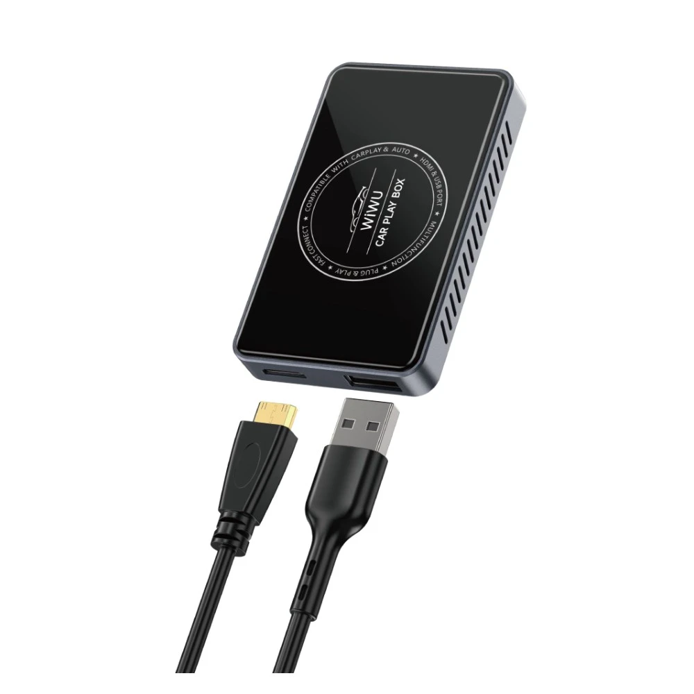 جهاز WiWU Wi-CP004 كاربلاي بوكس — نظام أندرويد وكاربلاي لاسلكي ومخرج HDMI