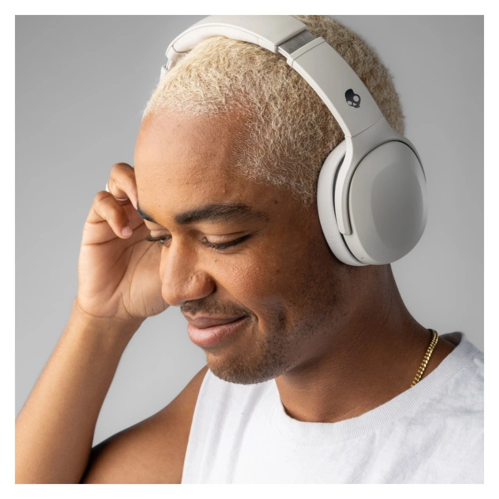 سماعة Skullcandy Crusher 540 Active لاسلكية — باص إحساسي، بطارية 40 ساعة، بيج