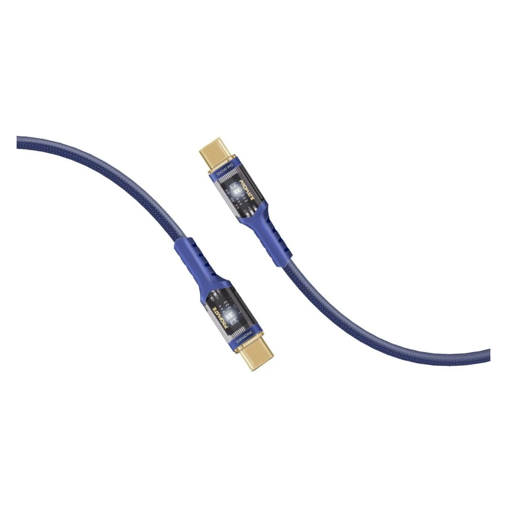 كيبل Promate LucidLine-CC200 — Navy