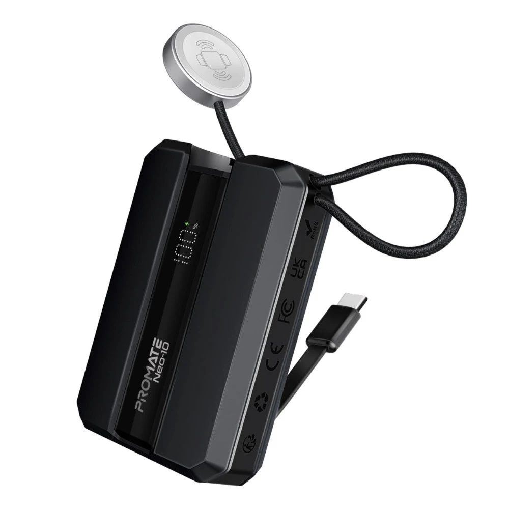 باور بانك Promate NEO-10 — BLACK