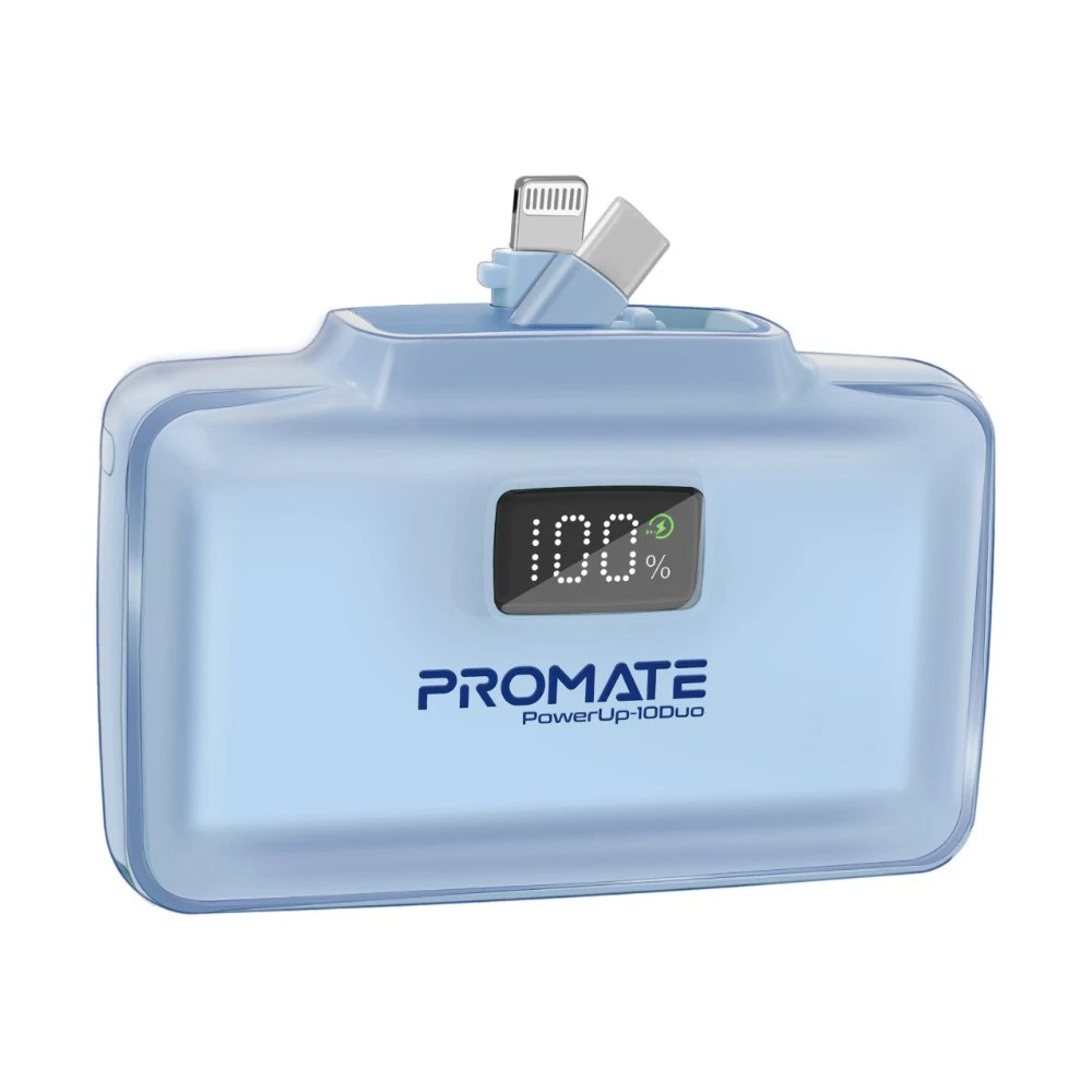 باور بانك Promate PowerUp-10Duo — Blue