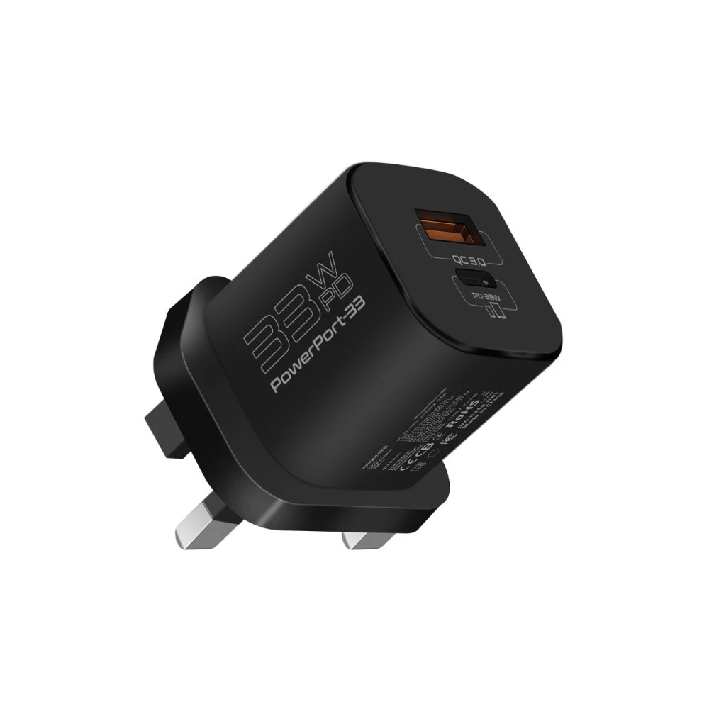 شاحن Promate POWERPORT-33 — BLACK
