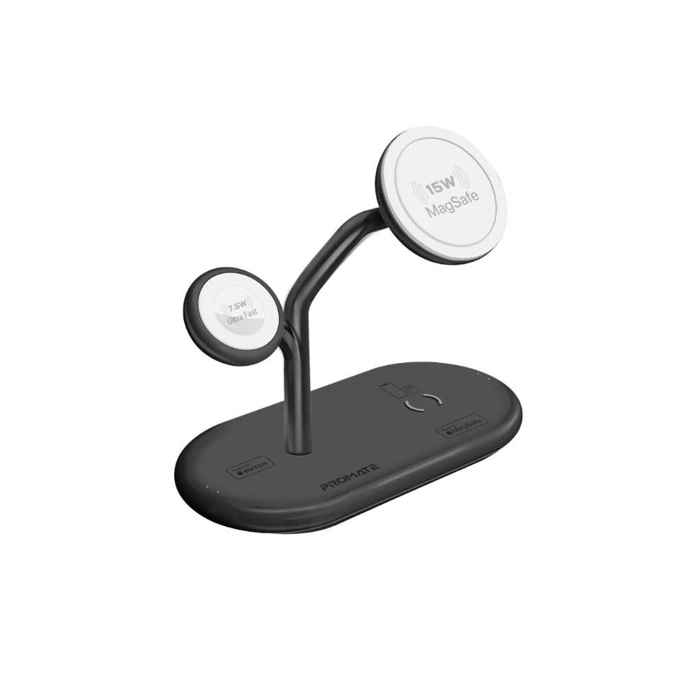 شاحن لاسلكي Promate Synergy-Pro — Black