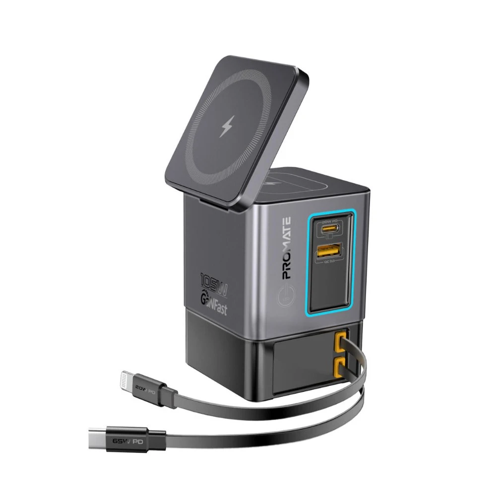 شاحن لاسلكي Promate PowerSync-105 — UK
