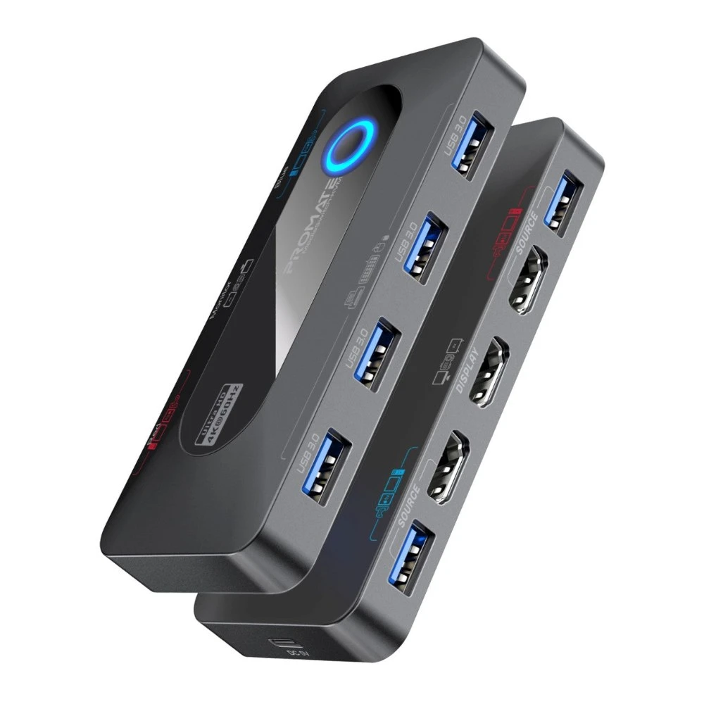 موزع منافذ Promate MediaSwitch-KVM