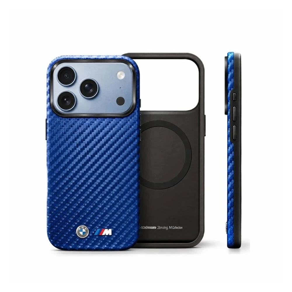 كفر CG Mobile BMW M لآيفون 18 برو ماكس — متوافق MagSafe، أزرق كحلي