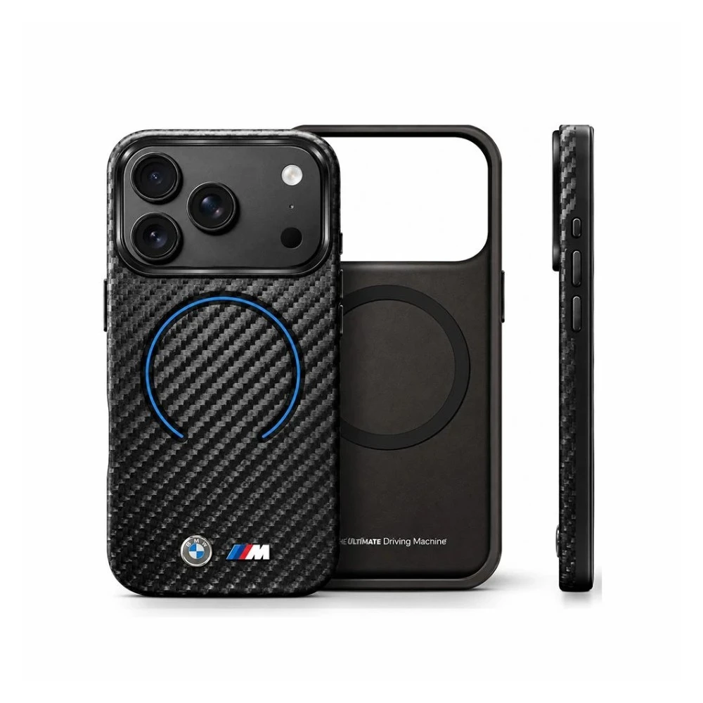 كفر CG Mobile BMW M لآيفون 18 برو ماكس — متوافق MagSafe، أسود