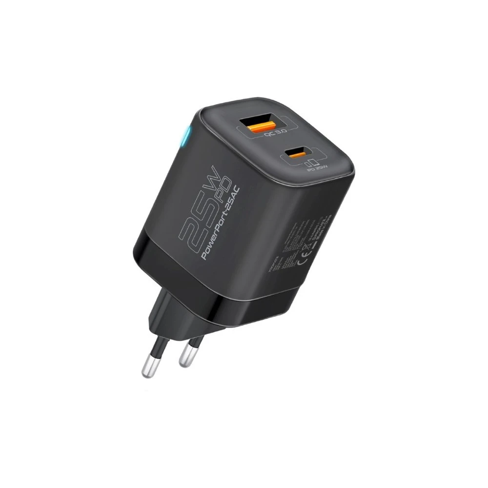 شاحن Promate POWERPORT-25AC — BLACK