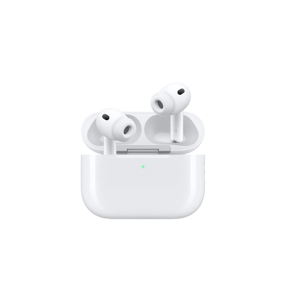 سماعات Apple AirPods Pro 3 — عزل ضوضاء نشط، قياس نبض القلب، وترجمة فورية